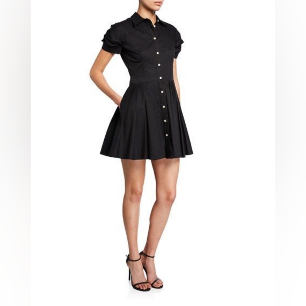 Alexis April Black shirt dress
